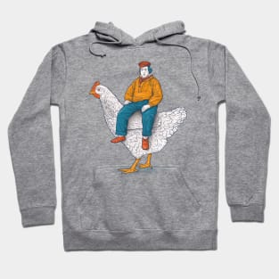 Chicken rider Hoodie